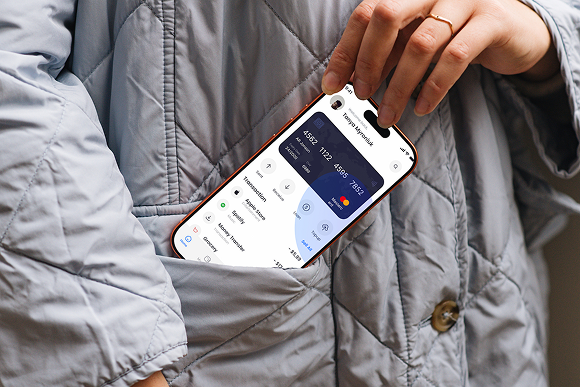 Banking app mobile UI screens